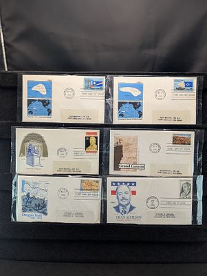 Six US 1990-1993 Commemorative First Day Covers, Scott #2440-2756 Condition PLEASE NOTE Some 