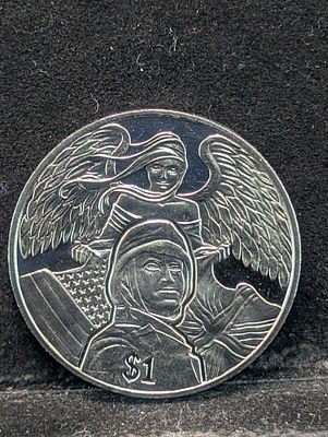 2016 $1 "Guardian Angel" British Virgin Islands $1 Proof Coin - Copper-nickel Condition PLEASE 