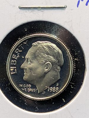 1988-S Roosevelt Dime Condition PLEASE NOTE Some coins may have a grade on the package or in 