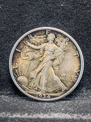 1934-D Walking Liberty Silver Half Dollar Condition PLEASE NOTE Some coins may have a grade on 