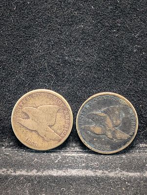 1857 & 1858 Flying Eagle Cents. 1857 &amp; 1858 Flying Eagle Cents Condition PLEASE NOTE Some 