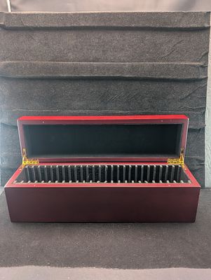 *EMPTY* Nice Wooden Slab Coin Collector's Box - Holds 25 Slabs - *NO COINS* Condition PLEASE 