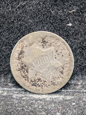 1851 Three Cent Silver Condition PLEASE NOTE Some coins may have a grade on the package or in 