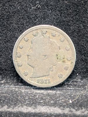 1911 Liberty Head V-Nickel Condition PLEASE NOTE Some coins may have a grade on the package or 