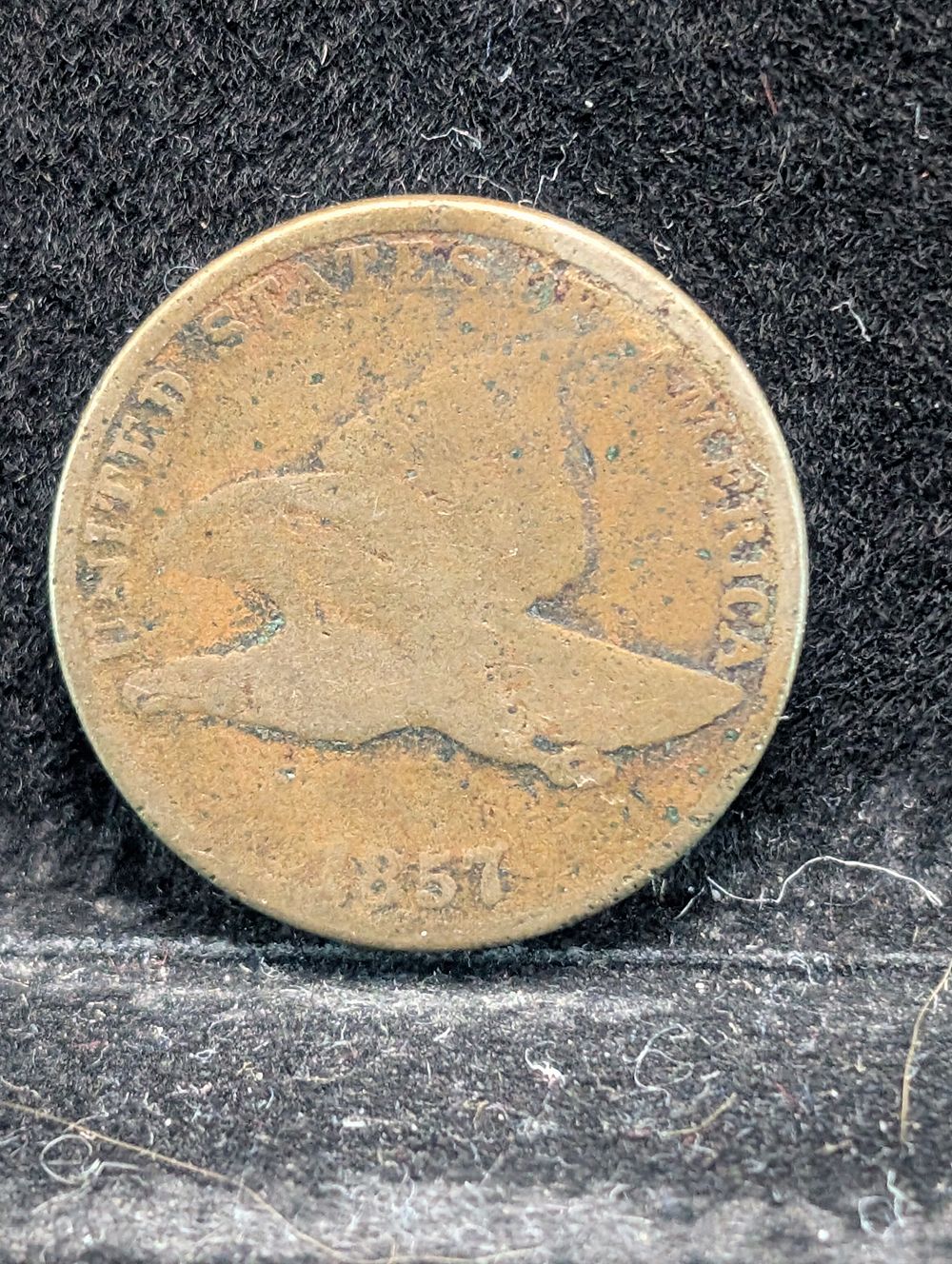 1857 Flying Eagle Cent
Condition 
PLEASE NOTE Some coins may have a grade on the package or in 