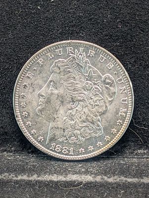 1881 Morgan Silver Dollar Condition PLEASE NOTE Some coins may have a grade on the package or 