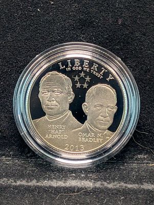 2013-S PROOF 5-Star Generals Commemorative Half Dollar in Capsule Condition PLEASE NOTE Some 