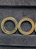 Grab Bag of Various Brass Casino Gaming Collector's Tokens - Outer Ring Only Missing Center Image - 1