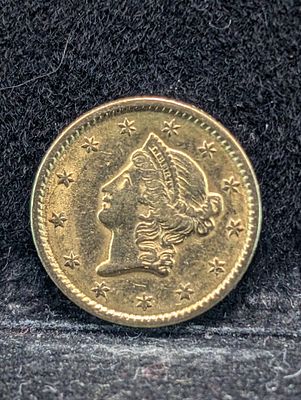 1851 Type 1 90% GOLD Dollar Condition PLEASE NOTE Some coins may have a grade on the package or 