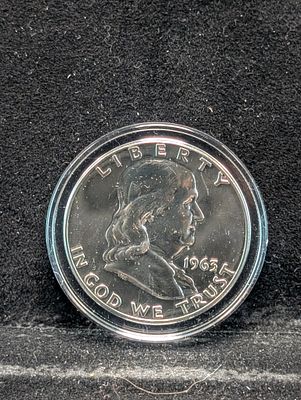 1963 US Franklin Half Dollar Proof Coin Condition PLEASE NOTE Some coins may have a grade on 