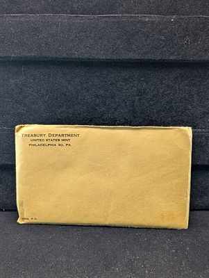 1963 US Mint Proof Set in Sealed Original Envelope - Three 90% Silver Coins Condition PLEASE 
