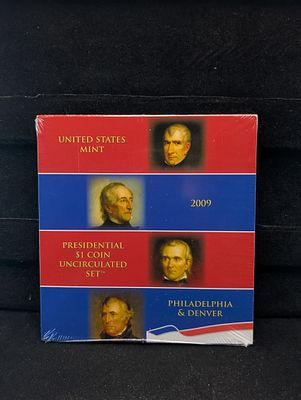 2009 P&D US Mint Presidential $1 Coin Uncirculated Set. 2009 P&amp;D US Mint Presidential $1 