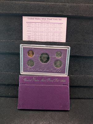 1989-S US Mint Proof Set in OGP w/COA Condition PLEASE NOTE Some coins may have a grade on the 