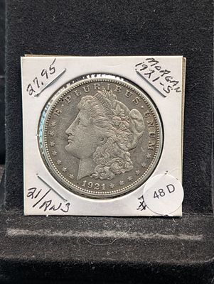 US 1921-S Morgan Dollar, Silver Condition PLEASE NOTE Some coins may have a grade on the 