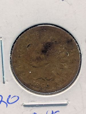 1864 Bronze Indian Head Cent - Civil War Era!. 1864 Bronze Indian Head Cent - Civil War 