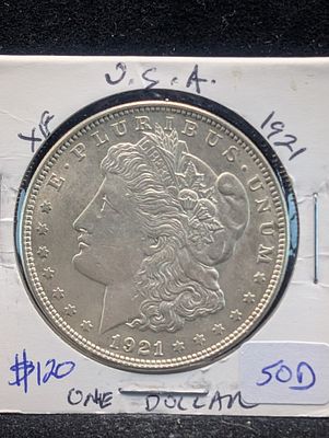 1921 Silver Morgan Dollar Condition PLEASE NOTE Some coins may have a grade on the package or 