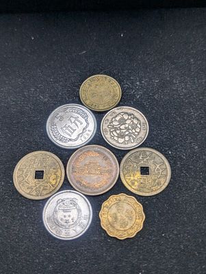 Eight Chinese Coins w/ various denomination Condition PLEASE NOTE Some coins may have a grade 