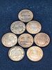 Eight BU Lincoln Memorial Cents - 1960-D, 1961-D, 1962-D, 1963, 1964-D, 1966, 1968-S, & 1969-S Image - 4