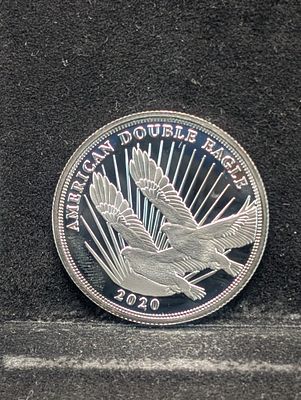 2020 Cook Islands American Double Eagle Two Dollar Coin - Half Ounce .999 Pure 