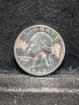 1945-S Washington Quarter 90% Silver Condition PLEASE NOTE Some coins may have a grade on the 