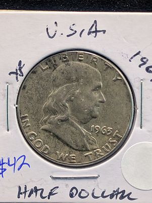 1963 Silver Franklin Half Dollar Condition PLEASE NOTE Some coins may have a grade on the 