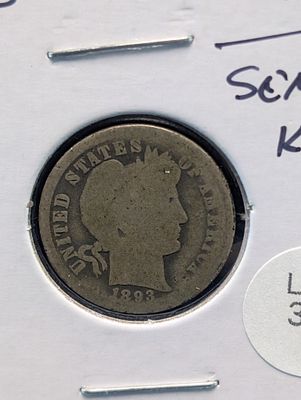 1893-O Barber Dime. Semi-Key. 1893-O Barber Dime. Semi-Key. Condition PLEASE NOTE Some coins 