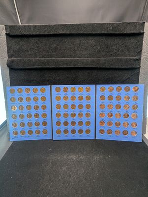 Complete 1959 -1997 Lincoln Memorial Cent Book - 90 coins - RB Condition PLEASE NOTE Some coins 