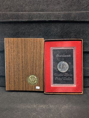 1971-S Eisenhower Proof Silver Dollar In OGP, 40% Silver Condition PLEASE NOTE Some coins may 