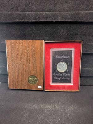 1972 -S Eisenhower Proof Silver Dollar In OGP, 40% Silver Condition PLEASE NOTE Some coins may 