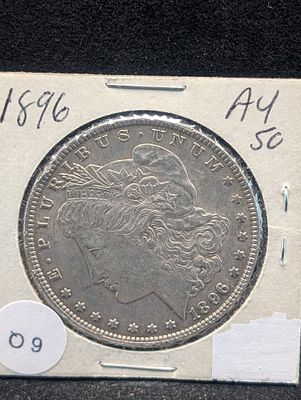 1896 Morgan Dollar Condition PLEASE NOTE Some coins may have a grade on the package or in the 