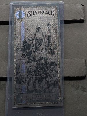 1/1000th Troy Oz. PURE SILVER 2025 Limited Edition $1 Silverback Condition PLEASE NOTE Some 