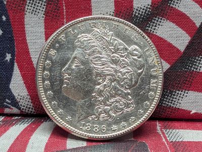 1886 Morgan Silver Dollar Condition PLEASE NOTE Some coins may have a grade on the package or 