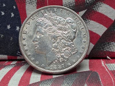 1887 Morgan Silver Dollar Condition PLEASE NOTE Some coins may have a grade on the package or 
