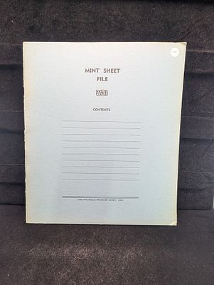 Empty New Unused Mint Sheet File Condition PLEASE NOTE Some coins may have a grade on the 