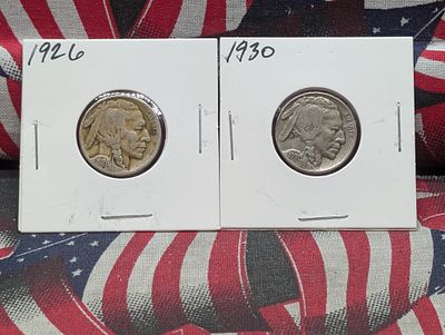 1926 & 1930 Buffalo Nickels. 1926 &amp; 1930 Buffalo Nickels Condition PLEASE NOTE Some coins 