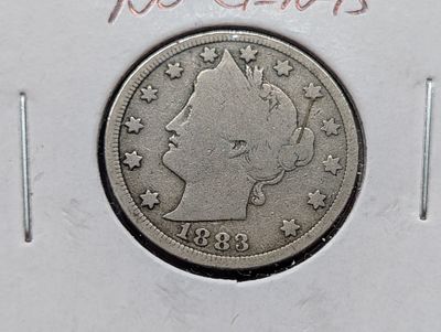 1883 Liberty Head No Cents V Nickel Condition PLEASE NOTE Some coins may have a grade on the 