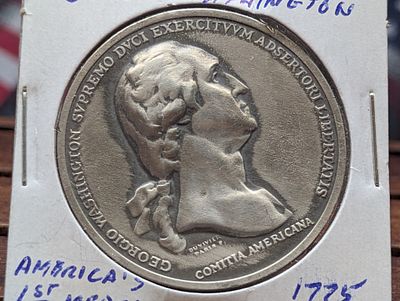 1775 America's First Medals, George Washington Condition PLEASE NOTE Some coins may have a 