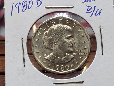 1980-D Susan B. Anthony One Dollar Condition PLEASE NOTE Some coins may have a grade on the 