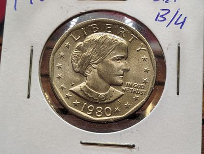 1980-P Susan B. Anthony One Dollar Condition PLEASE NOTE Some coins may have a grade on the 