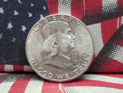 1960 Franklin Half Dollar MS Condition PLEASE NOTE Some coins may have a grade on the package 
