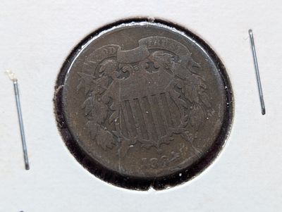 1864 U.S. 2 Cent Condition PLEASE NOTE Some coins may have a grade on the package or in the 