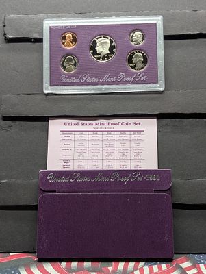 1991-S United States Proof Set in OGP w/COA Condition PLEASE NOTE Some coins may have a grade 