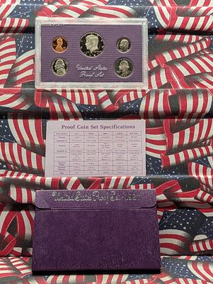 1987-S United States Proof Set in OGP w/COA Condition PLEASE NOTE Some coins may have a grade 