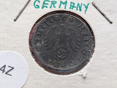 1940-D (Munich Mint) German 5 Reichspfennig Zinc Coin Condition PLEASE NOTE Some coins may have 