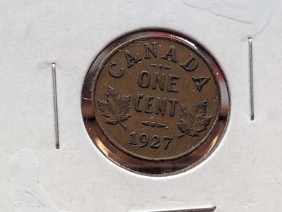 1927 Canada Small Cent Condition PLEASE NOTE Some coins may have a grade on the package or in 