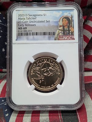 2023-D Native American (Maria Tallchief) Dollar - NGC MS69 *Early Release* Condition PLEASE 
