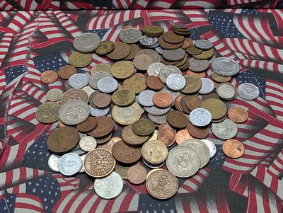 1.3 Lbs. of Various Vintage & Modern World Coins. 1.3 Lbs. of Various Vintage &amp; Modern World 