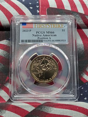 2023-P Native American (Maria Tallchief) Dollar - PCGS MS66 Position A *First 