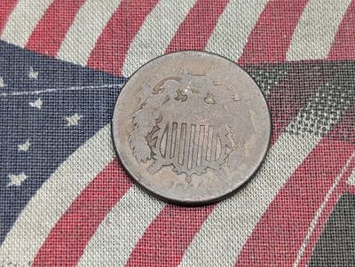1864 Two Cent Piece Condition PLEASE NOTE Some coins may have a grade on the package or in the 