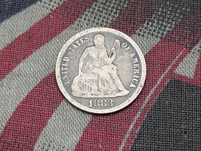 1883 w/ Legend Seated Liberty Dime Condition PLEASE NOTE Some coins may have a grade on the 